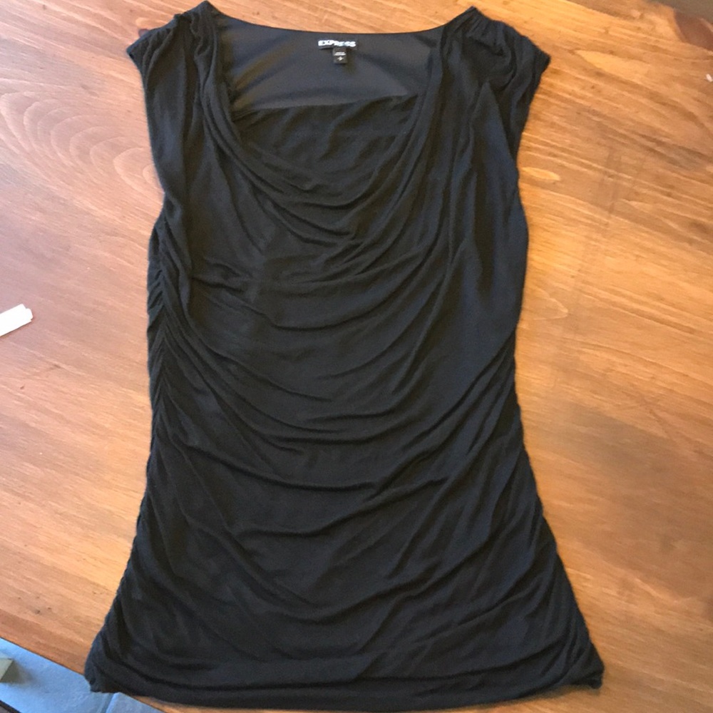 Black high neck Express top